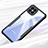 Silikon Schutzhülle Rahmen Tasche Hülle Durchsichtig Transparent Spiegel für Huawei Nova 8 SE 5G Schwarz
