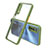 Silikon Schutzhülle Rahmen Tasche Hülle Durchsichtig Transparent Spiegel für Realme 7 Grün