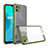 Silikon Schutzhülle Rahmen Tasche Hülle Durchsichtig Transparent Spiegel für Realme C11 Grün
