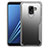 Silikon Schutzhülle Rahmen Tasche Hülle Durchsichtig Transparent Spiegel für Samsung Galaxy A8+ A8 Plus (2018) A730F Grau