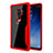 Silikon Schutzhülle Rahmen Tasche Hülle Durchsichtig Transparent Spiegel für Samsung Galaxy S9 Plus Rot