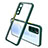 Silikon Schutzhülle Rahmen Tasche Hülle Durchsichtig Transparent Spiegel für Vivo Y70 (2020) Nachtgrün
