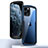Silikon Schutzhülle Rahmen Tasche Hülle Durchsichtig Transparent Spiegel H01 für Apple iPhone 12 Pro Max