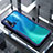 Silikon Schutzhülle Rahmen Tasche Hülle Durchsichtig Transparent Spiegel H01 für Huawei Nova 5i Blau