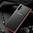 Silikon Schutzhülle Rahmen Tasche Hülle Durchsichtig Transparent Spiegel H01 für Samsung Galaxy Note 10 Plus Rot