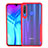 Silikon Schutzhülle Rahmen Tasche Hülle Durchsichtig Transparent Spiegel H02 für Huawei Honor 20E Rot