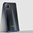 Silikon Schutzhülle Rahmen Tasche Hülle Durchsichtig Transparent Spiegel H02 für Huawei P40 Lite Blau
