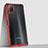 Silikon Schutzhülle Rahmen Tasche Hülle Durchsichtig Transparent Spiegel H02 für Huawei P40 Lite Rot