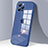 Silikon Schutzhülle Rahmen Tasche Hülle Durchsichtig Transparent Spiegel H06 für Apple iPhone 12 Pro Blau