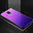 Silikon Schutzhülle Rahmen Tasche Hülle Durchsichtig Transparent Spiegel M01 für Huawei Mate 20 Violett