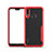 Silikon Schutzhülle Rahmen Tasche Hülle Durchsichtig Transparent Spiegel M01 für Huawei Nova 3e Rot