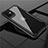 Silikon Schutzhülle Rahmen Tasche Hülle Durchsichtig Transparent Spiegel M02 für Apple iPhone 12 Mini