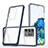 Silikon Schutzhülle Rahmen Tasche Hülle Durchsichtig Transparent Spiegel MQ1 für Samsung Galaxy S20 Ultra Blau