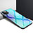 Silikon Schutzhülle Rahmen Tasche Hülle Durchsichtig Transparent Spiegel N01 für Apple iPhone 12 Pro Cyan