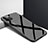 Silikon Schutzhülle Rahmen Tasche Hülle Durchsichtig Transparent Spiegel N01 für Apple iPhone 12 Pro Schwarz