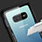Silikon Schutzhülle Rahmen Tasche Hülle Durchsichtig Transparent Spiegel T01 für Samsung Galaxy S10