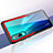 Silikon Schutzhülle Rahmen Tasche Hülle Durchsichtig Transparent Spiegel T05 für Huawei P30 Rot