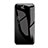 Silikon Schutzhülle Rahmen Tasche Hülle Spiegel A01 für Apple iPhone 7 Plus Schwarz