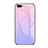 Silikon Schutzhülle Rahmen Tasche Hülle Spiegel A01 für Apple iPhone 7 Plus Violett