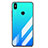 Silikon Schutzhülle Rahmen Tasche Hülle Spiegel Farbverlauf für Xiaomi Mi 6X Hellblau