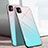 Silikon Schutzhülle Rahmen Tasche Hülle Spiegel Farbverlauf Regenbogen für Apple iPhone 11 Hellblau
