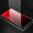 Silikon Schutzhülle Rahmen Tasche Hülle Spiegel Farbverlauf Regenbogen für Apple iPhone 6S Plus Rot