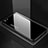 Silikon Schutzhülle Rahmen Tasche Hülle Spiegel Farbverlauf Regenbogen für Apple iPhone 6S Plus Schwarz
