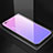 Silikon Schutzhülle Rahmen Tasche Hülle Spiegel Farbverlauf Regenbogen für Apple iPhone 6S Violett