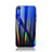 Silikon Schutzhülle Rahmen Tasche Hülle Spiegel Farbverlauf Regenbogen für Apple iPhone 8 Blau