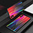 Silikon Schutzhülle Rahmen Tasche Hülle Spiegel Farbverlauf Regenbogen für Apple iPhone Xs Rot
