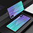 Silikon Schutzhülle Rahmen Tasche Hülle Spiegel Farbverlauf Regenbogen für Apple iPhone Xs Violett