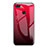 Silikon Schutzhülle Rahmen Tasche Hülle Spiegel Farbverlauf Regenbogen für Huawei Enjoy 7S Rot
