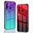 Silikon Schutzhülle Rahmen Tasche Hülle Spiegel Farbverlauf Regenbogen für Huawei Enjoy 9s