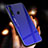 Silikon Schutzhülle Rahmen Tasche Hülle Spiegel Farbverlauf Regenbogen für Huawei Enjoy 9s Blau
