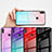 Silikon Schutzhülle Rahmen Tasche Hülle Spiegel Farbverlauf Regenbogen für Huawei Enjoy Max