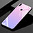 Silikon Schutzhülle Rahmen Tasche Hülle Spiegel Farbverlauf Regenbogen für Huawei Enjoy Max Rosa