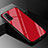 Silikon Schutzhülle Rahmen Tasche Hülle Spiegel Farbverlauf Regenbogen für Huawei Honor Play4T Pro Rot