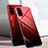 Silikon Schutzhülle Rahmen Tasche Hülle Spiegel Farbverlauf Regenbogen für Huawei Honor V30 5G Rot