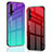 Silikon Schutzhülle Rahmen Tasche Hülle Spiegel Farbverlauf Regenbogen für Huawei Nova 5