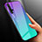 Silikon Schutzhülle Rahmen Tasche Hülle Spiegel Farbverlauf Regenbogen für Huawei Nova 5 Pro