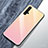 Silikon Schutzhülle Rahmen Tasche Hülle Spiegel Farbverlauf Regenbogen für Huawei Nova 5T