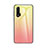 Silikon Schutzhülle Rahmen Tasche Hülle Spiegel Farbverlauf Regenbogen für Huawei Nova 6 5G Gelb