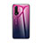 Silikon Schutzhülle Rahmen Tasche Hülle Spiegel Farbverlauf Regenbogen für Huawei Nova 6 5G Pink