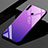 Silikon Schutzhülle Rahmen Tasche Hülle Spiegel Farbverlauf Regenbogen für Huawei P30 Lite Violett