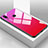 Silikon Schutzhülle Rahmen Tasche Hülle Spiegel Farbverlauf Regenbogen für Huawei Y9 (2019) Pink