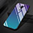 Silikon Schutzhülle Rahmen Tasche Hülle Spiegel Farbverlauf Regenbogen für LG G7 Plusfarbig