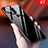 Silikon Schutzhülle Rahmen Tasche Hülle Spiegel Farbverlauf Regenbogen für Nokia X7 Schwarz
