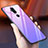 Silikon Schutzhülle Rahmen Tasche Hülle Spiegel Farbverlauf Regenbogen für Nokia X7 Violett