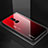 Silikon Schutzhülle Rahmen Tasche Hülle Spiegel Farbverlauf Regenbogen für OnePlus 6 Rot