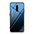 Silikon Schutzhülle Rahmen Tasche Hülle Spiegel Farbverlauf Regenbogen für OnePlus 7 Pro Blau